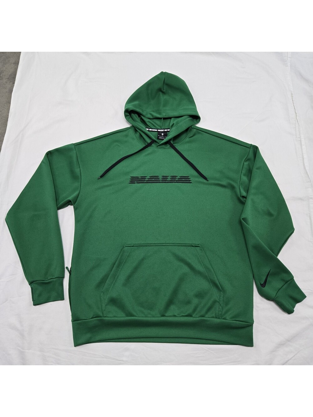 EUC Sz MEDIUM Men's Nike NIGERIA National Team Green Pullover Hoodie CU1413-302